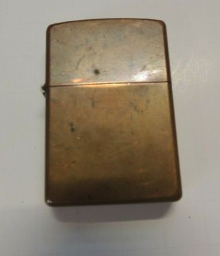 Rare Copper Zippo Lighter E 03 Bradford Pa