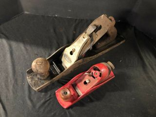 2 Vintage Craftsman Hand Wood Planers - Made In Usa