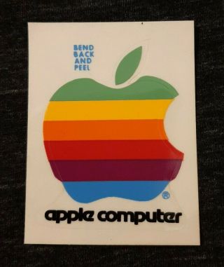 Vintage Apple Iie Computer Decal Sticker 2 "