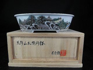 Highest Quality Japanese Bonsai Pot Itto Gekkou 6.  5 " (16.  4 Cm)