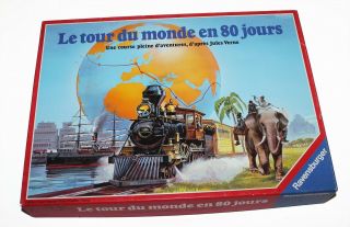 Jeu De Société Le Tour Du Monde En 80 Jours Ravensburger Vintage 1986