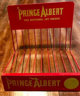 Vintage1950s Prince Albert advertising store display - tobacco - antique - sign Rack 2