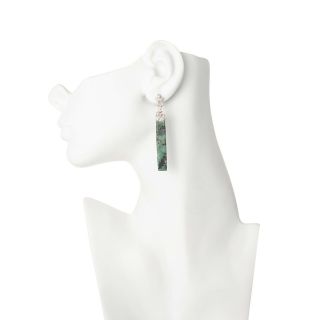 Antique Art Deco Platinum Diamond 42.  00ct Emerald Certified Dangle Earrings 4