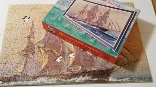 Vintage Tuco Workshops Scenic Picture Puzzle “sea Witch” Clipper Ship ©1957