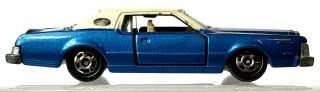 Vintage Tomy Tomica Blue Ford Continental Mark Iv Model Number F4 Made In Japan