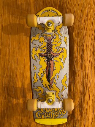 1980 Powell Peralta Tommy Guerrero Pig Snub Nose Skateboard Deck Complete