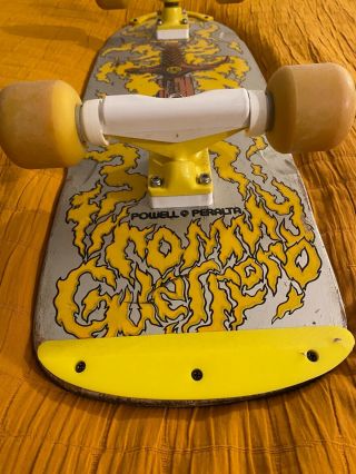 1980 Powell Peralta Tommy Guerrero Pig Snub Nose Skateboard Deck Complete 2