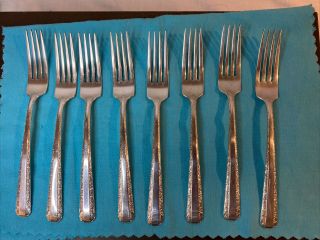 Candlelight by Towle 32 piece Sterling Silver Flatware Service For 8,  Wood Case 6