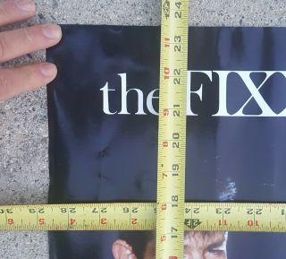 VINTAGE 1984 THE FIXX POSTER - OLD STORE STOCK 3