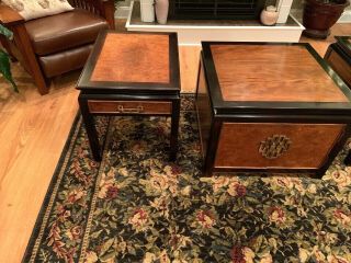 VINTAGE CENTURY FURNITURE CO CHIN HUA ASIAN STYLE CABINET & END TABLES 5