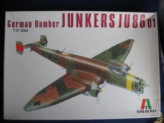 Maquette 1/72 Vintage Italeri 114 Junker Ju 86 D - 1 Neuf En Boite Ww2 Militaire