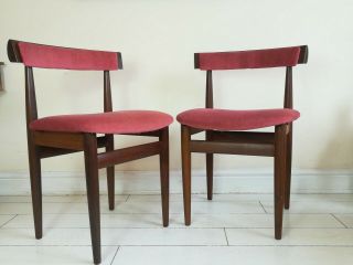 2 Frem Rojle Hovman Olsen Stamped Danish Dining Chairs