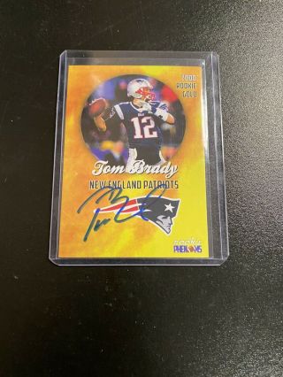 Tom Brady Signed Autographed Patriots Bucs Card Mvp Nfl Goat