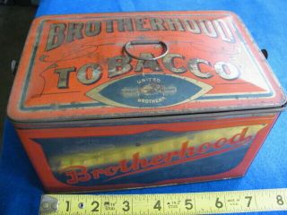 Vintage Brotherhood Tobacco Lunch Box
