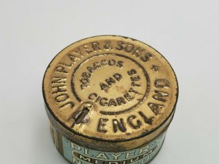 Vintage Pipe Tobacco Tin Player’s Medium Cut England 2