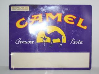 Vtg Camel Cigarettes Taste Retail Store Counter Mat Sticker Display Sign