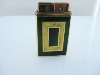 Vintage Continental Music Lighter Green Color Japan