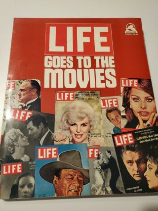 Life Goes To The Movies Hardcover Coffee Table Book Vintage Life Photograph 1975