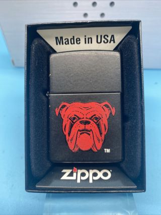 1996 Red Dog Beer Bulldog Black Matte Vintage Series Zippo Lighter Minty