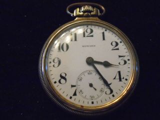 Antique 1928 E Howard Railroad Chronometer Series 11 21j 16s Pocket Watch 10kgf