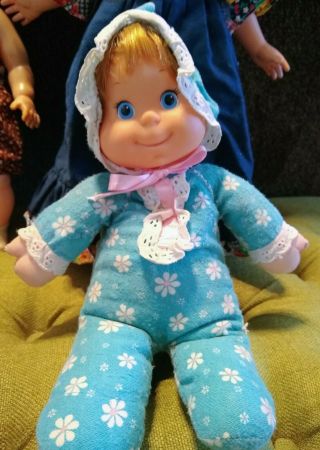 1970 Mattel Baby Beans With Pull String Voice Activation