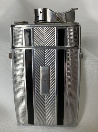 Vintage Art Deco Style Evans Cigarette Case Lighter Combination