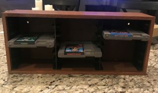 Vintage Nintendo Nes Game Storage Rack.  Holds 18 Games