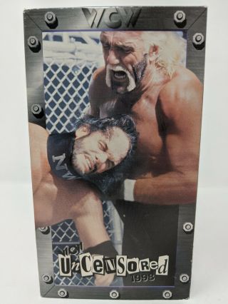Wcw Uncensored 98 1998 Vhs Pro Wrestling Video Tape Hogan Wwe Wwf Nwo Vintage