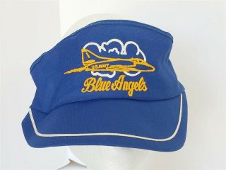 Us Navy Blue Angels Visor Military Snapback Vintage