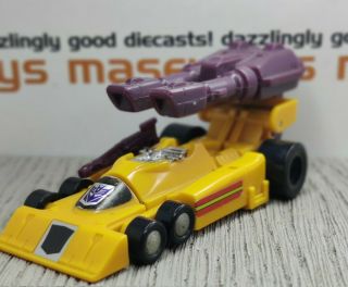 Vintage Hasbro Takara Transformers G1 Autobot Gobot Race Car 1985