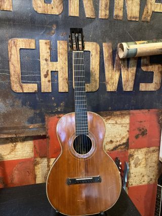 Vintage C.  1920’s Washburn 7 String Rosewood Acoustic Guitar Project