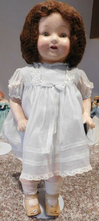 Vintage 1930s Horsman E.  I.  H.  Co.  Composition Mama Rosebud ? 18 1/2 " Doll