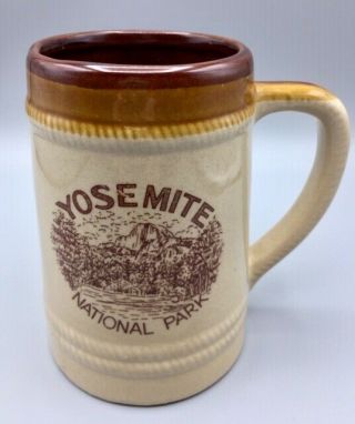 Yosemite National Park Coffee Mug Cup Beer Stein Travel Souvenir Vintage