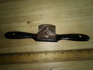Vintage Cast Iron Wood Plane Scraper Cabinet Maker Tool,  Made In Usa