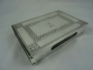 HUGE,  LIBERTY & Co,  solid silver MATCH BOX CASE,  1913 3