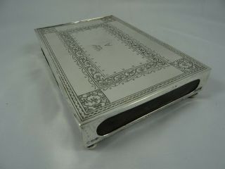 HUGE,  LIBERTY & Co,  solid silver MATCH BOX CASE,  1913 4