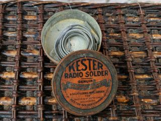 Vintage Tin - Kester Rosin - Core Radio Solder