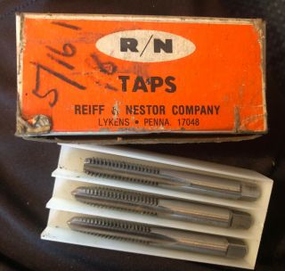 Vintage Reiff & Nestor 5/16 18 Nc Tap Set Lykens Pennsylvania