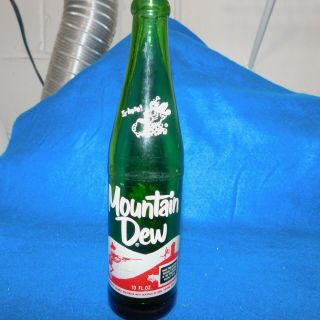 Vintage Mountain Dew Soda Bottle (rare)