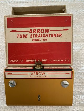 Vintage Arrow Straightener Adams & Dee - Usa Machined Model 410