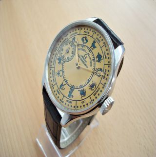 Signs Of Zodiac Marriage Luxury Watch Antique Swiss Pocket Watch Movement Omega
