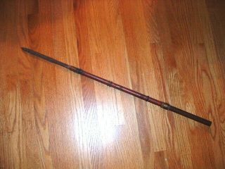 [sf071] Japanese Samurai Sword: Yari Spear Blade And Pole