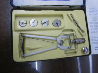 Vintage Sklar Schiotz Tonometer 5 Improved Jewel Model In Case With Documents