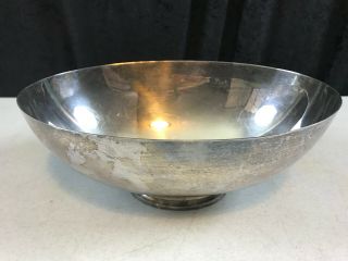 Vintage Webster Wilcox Silverplate Oval Bowl 12.  25 " X 8.  25 " X 5 "