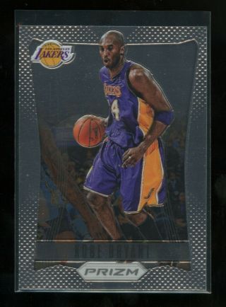 2012 - 13 Panini Prizm Kobe Bryant Base Card 24 Lakers 1st Year Prizm