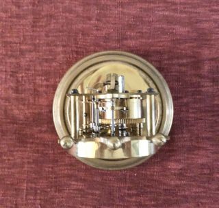 Antique Gustav Becker Medaille D ' Or Anniversary Clock Disc Pendulum for Repair 4