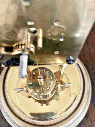 Antique Gustav Becker Medaille D ' Or Anniversary Clock Disc Pendulum for Repair 6