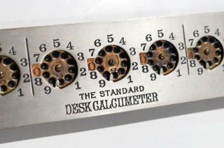 THE STANDARD DESK CALCUMETER H.  N.  Morse Trenton Antique Calculator c.  1901 4