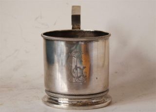 Antique Russian 84 Mark Silver Tea Glass Holder St.  Peterburg A.  Martianov C.  1900