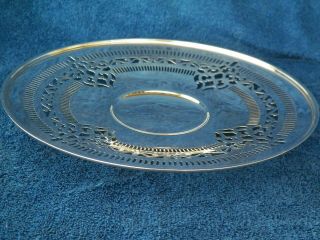 9  Gorham Sterling Silver Footed Ornate Cake Stand